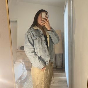 Levi Shearling Denim Jacket